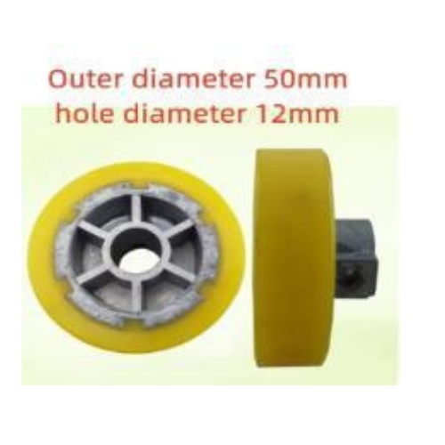 Rueda de goma amarilla VESTECC